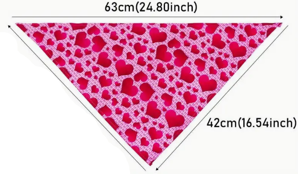 Bandanas - Love Hearts