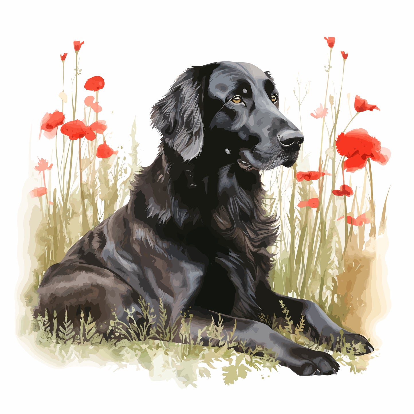 Flat Coated Retriever 1