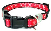 Pawprint Reflective Lead and Collar Sets