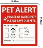 Sticker - Pet Alert / Pet Rescue