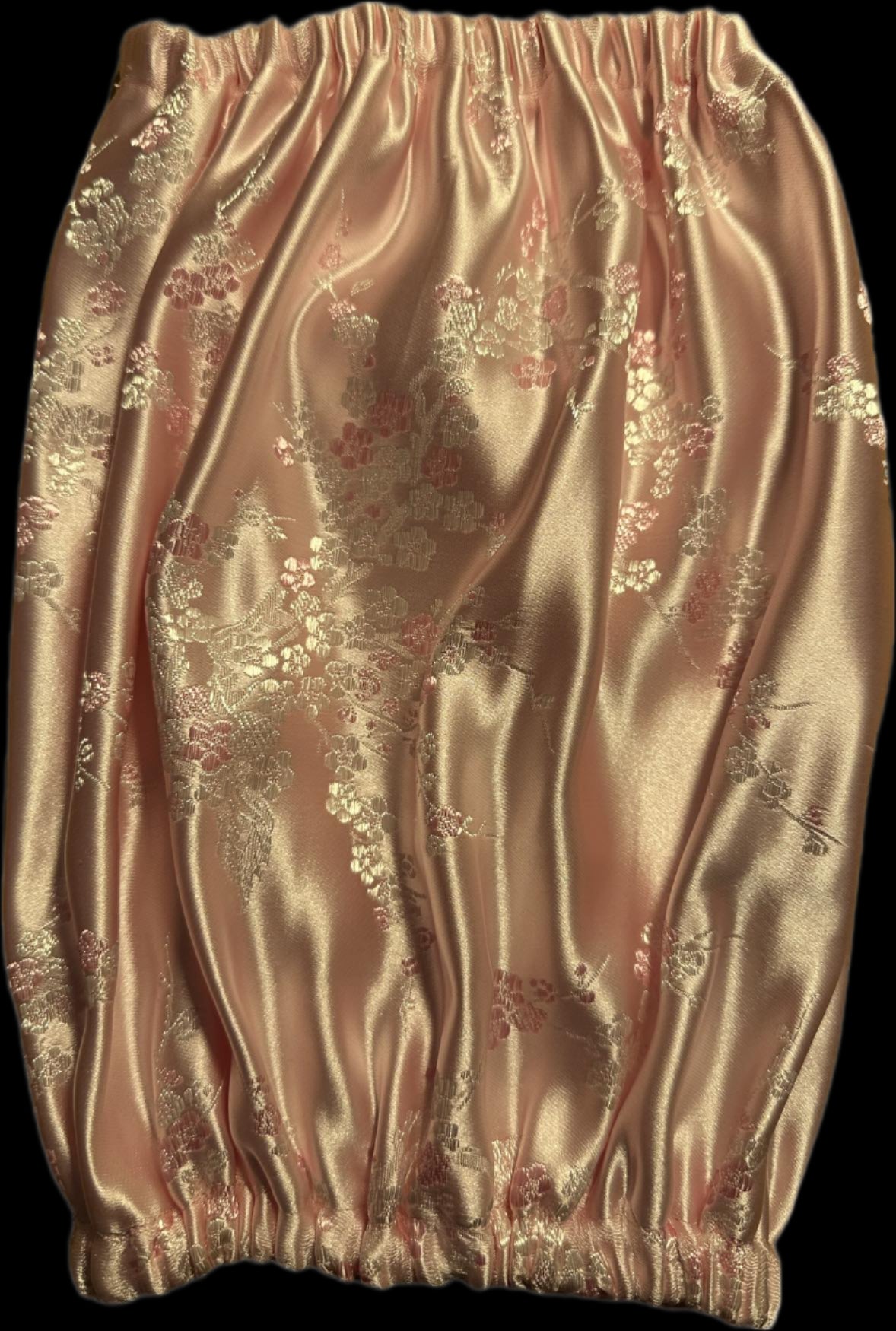 Snoods - Pale Pink Brocade - Medium Size