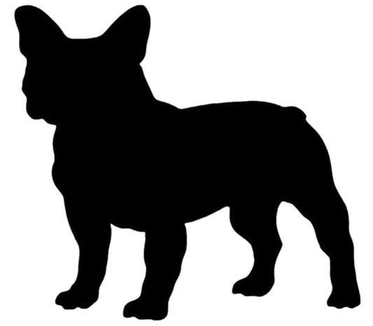 Stickers - French Bulldog 2, Sticker, Crazy Dog Lady