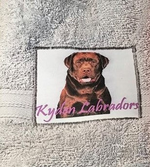 Hand Towel - Custom Made, Towel, Crazy Dog Lady