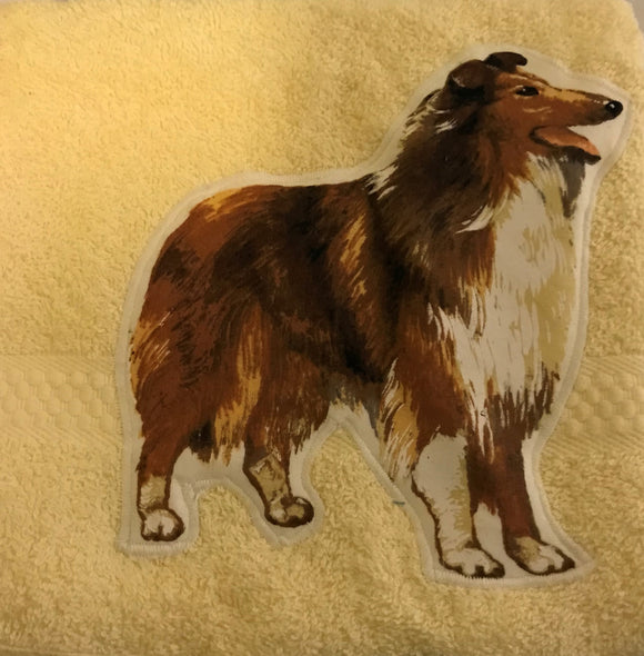 Hand Towel - Larger Size, Towel, Crazy Dog Lady 