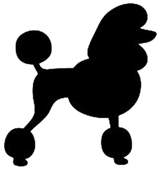 Stickers - Poodle, Sticker, Crazy Dog Lady