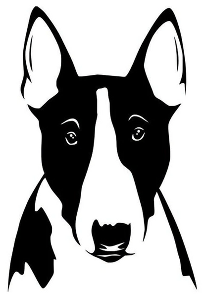 Stickers - Bull Terrier Head