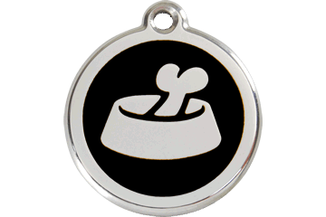 Bone In Bowl ID Tag