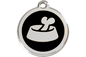 Bone In Bowl ID Tag