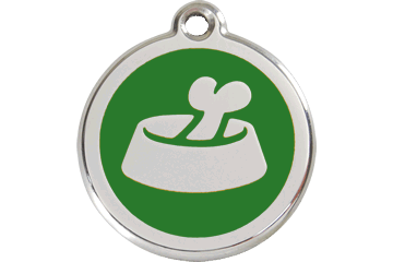 Bone In Bowl ID Tag