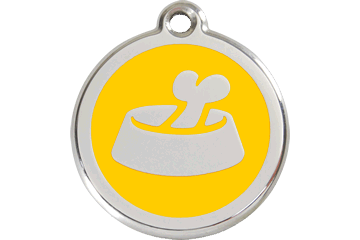 Bone In Bowl ID Tag