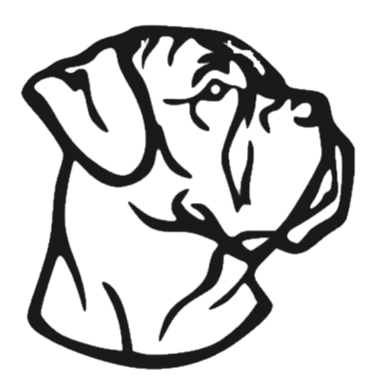 Stickers - Cane Corso Head 3