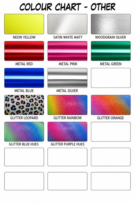 AAA - COLOUR CHART - OTHER