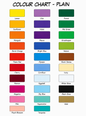 AAA - COLOUR CHART - PLAIN