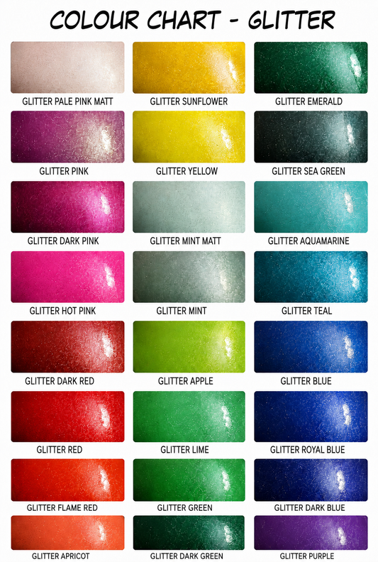 AAA - COLOUR CHART - GLITTER