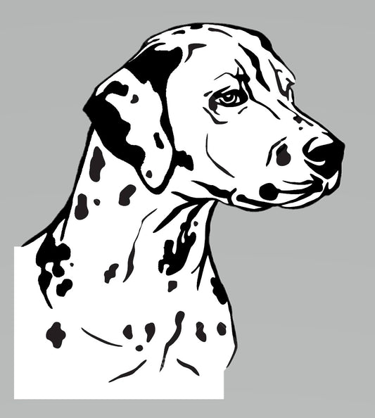 Stickers - Dalmatian Head 2