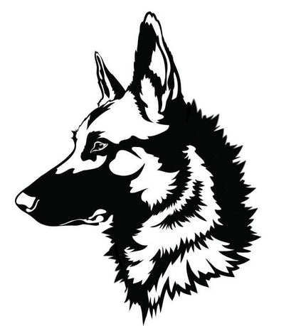 Stickers - Dutch Shepherd Head 1