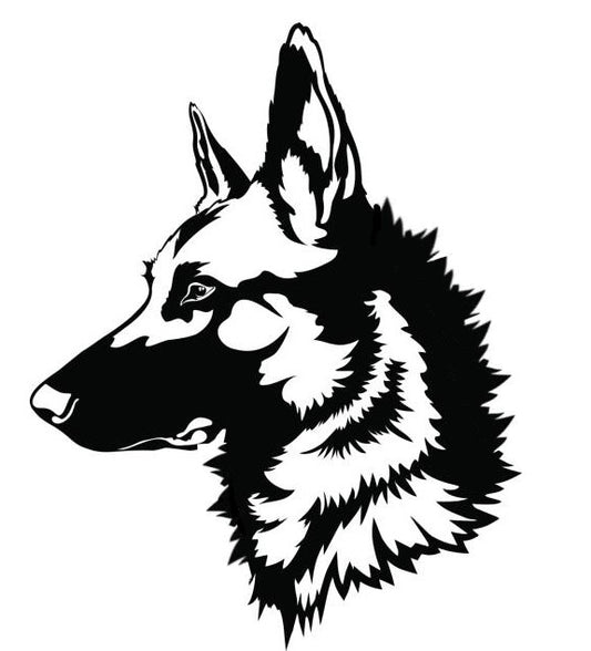 Stickers - Dutch Shepherd Head 1
