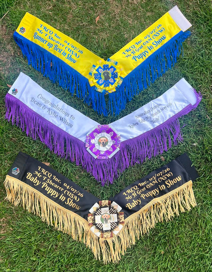 Show Neck Sash - BEST IN SHOW PRIZE