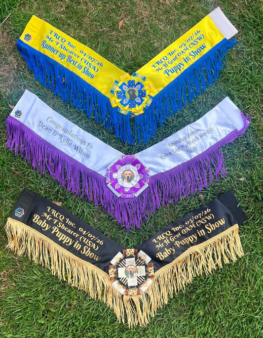 Show Neck Sash - BEST IN SHOW PRIZE