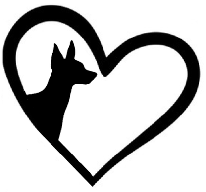 Stickers - English Toy Terrier Heart