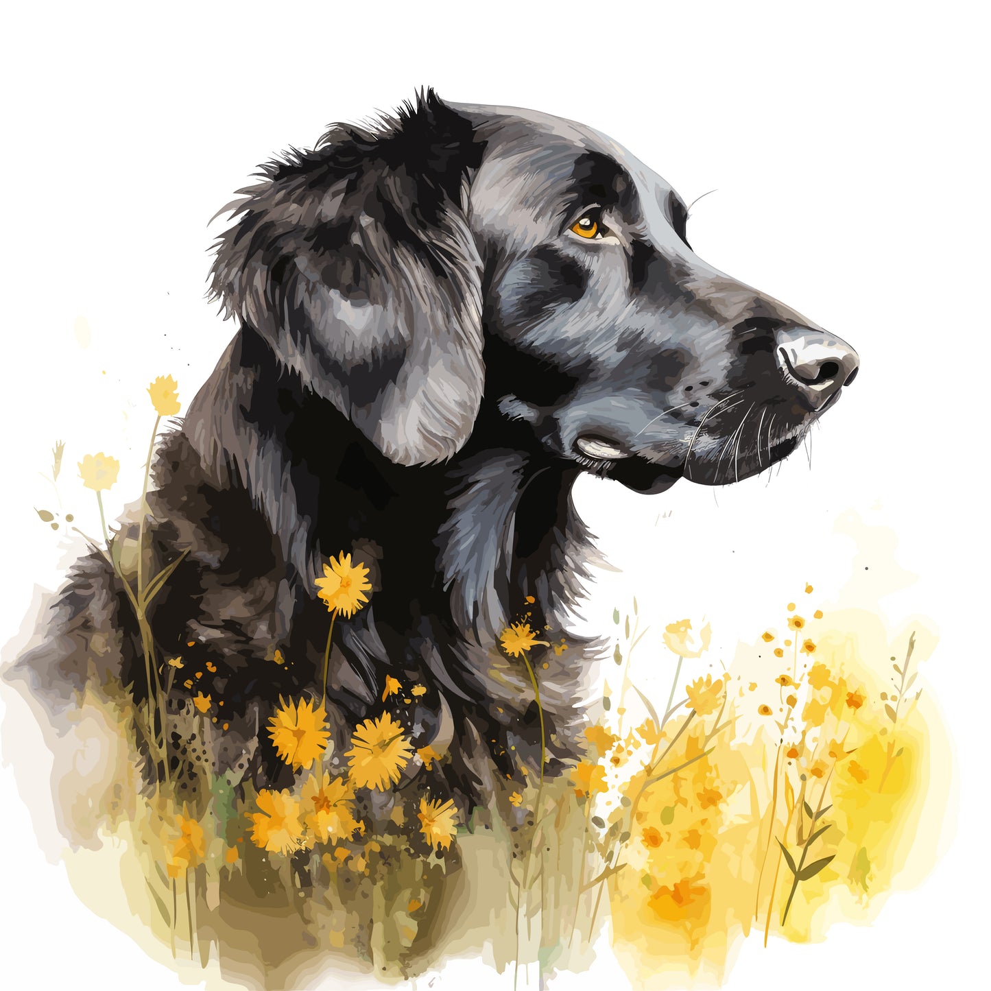 Flat Coated Retriever 3