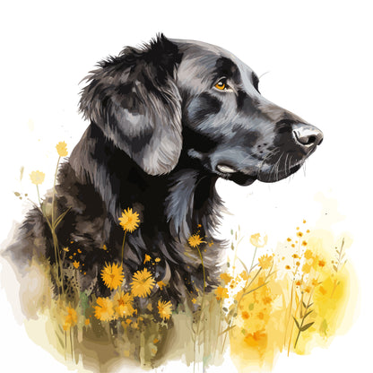 Flat Coated Retriever 3