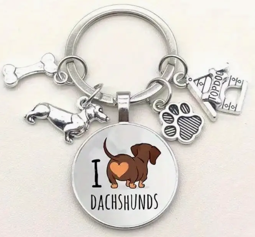 Keyrings - I Love Dachshunds
