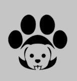 Sticker - Pawprint with Dog Head