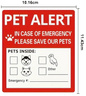 Sticker - Pet Alert / Pet Rescue