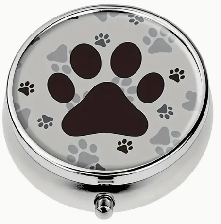 Pill Box - Pawprint Design