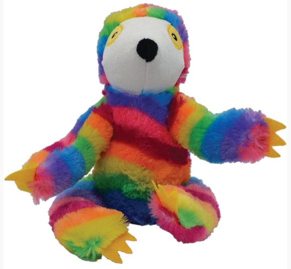 Plush Sloth - Rainbow