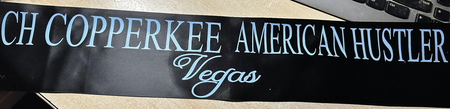 Custom Design - Sashes - Show Bench