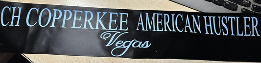 Custom Design - Sashes - Show Bench