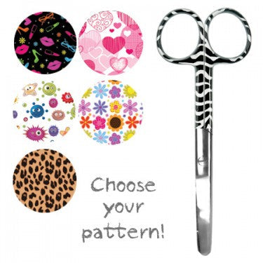 Scissors - 13 cm Patterned, Scissors, Crazy Dog Lady 