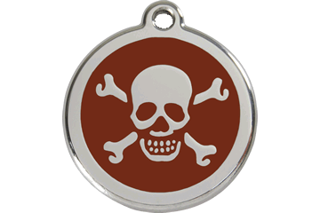 Skull and Crossbones ID Tag