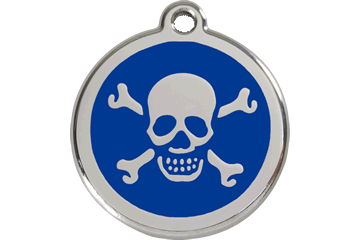 Skull and Crossbones ID Tag