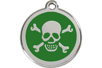 Skull and Crossbones ID Tag