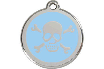 Skull and Crossbones ID Tag