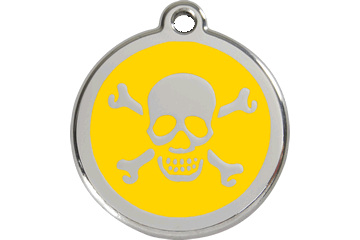 Skull and Crossbones ID Tag
