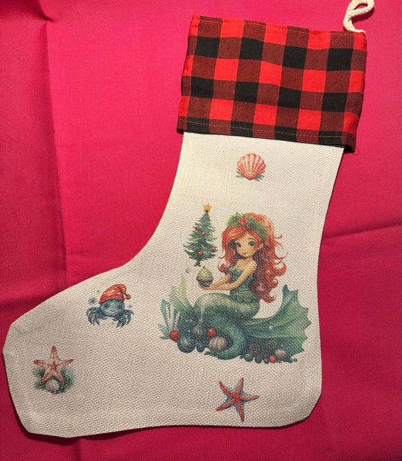 Xmas Stocking -  Mermaid