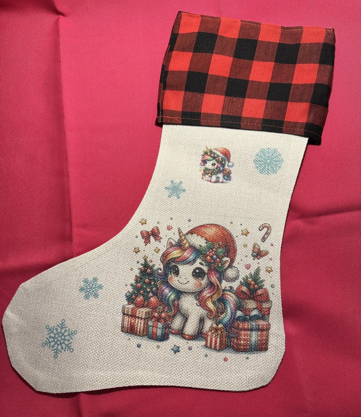 Xmas Stocking -  Unicorn