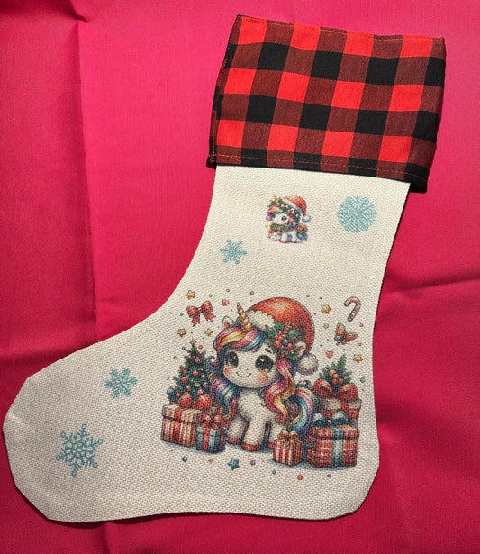 Xmas Stocking -  Unicorn