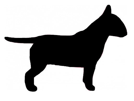 Stickers - Bull Terrier, Sticker, Crazy Dog Lady 