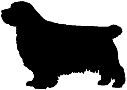 Stickers - Clumber Spaniel Docked, Sticker, Crazy Dog Lady 