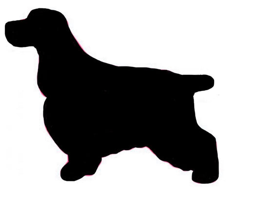 Stickers - Cocker Spaniel Docked, Sticker, Crazy Dog Lady 