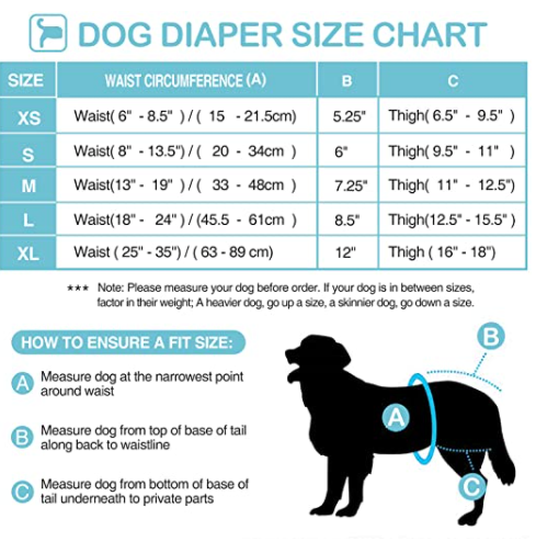 Dog Diapers - Medium