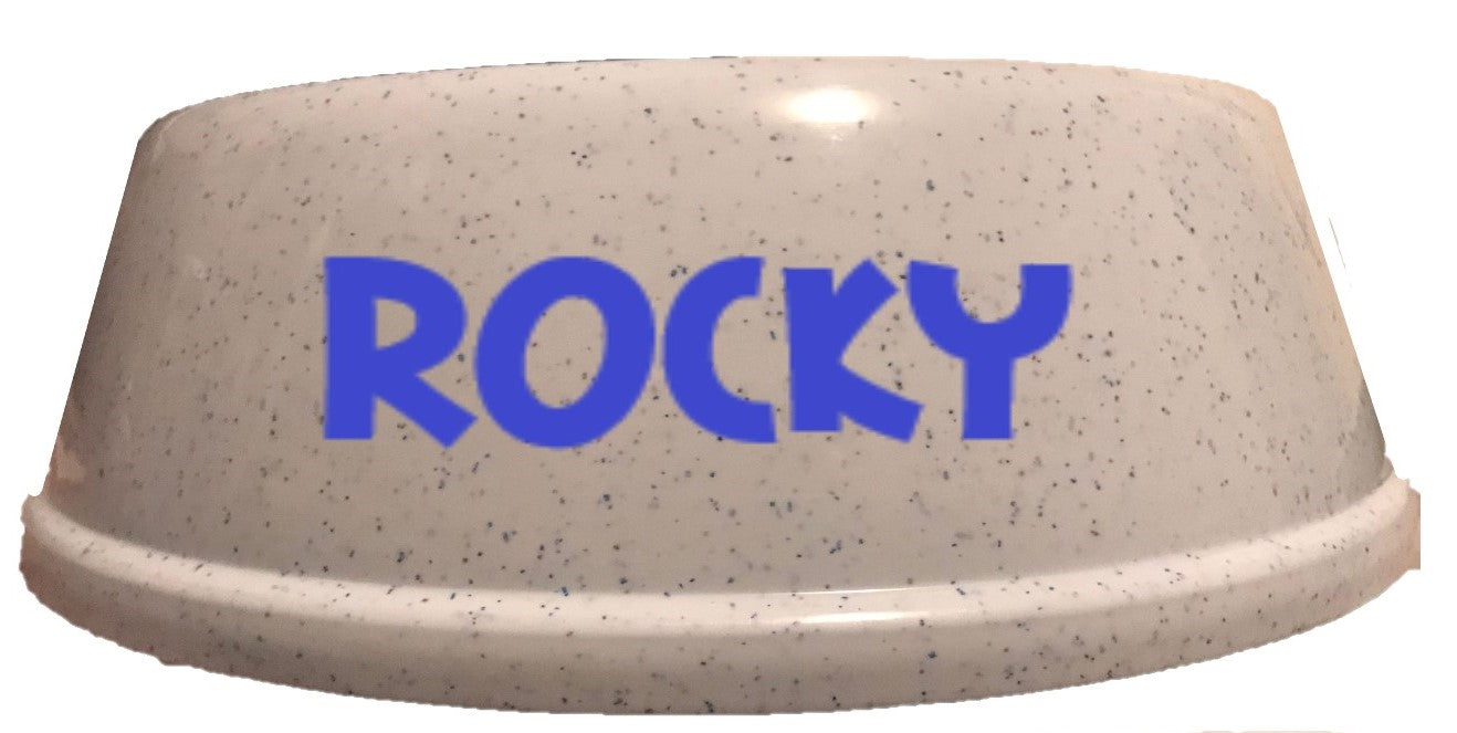 Sticker - Custom Small Size Name for Dog Bowl – Crazy Dog Lady