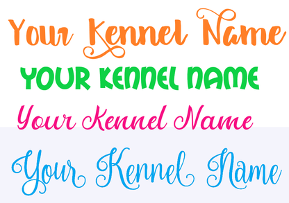 Sticker - Kennel Name, Stickers, Crazy Dog Lady 