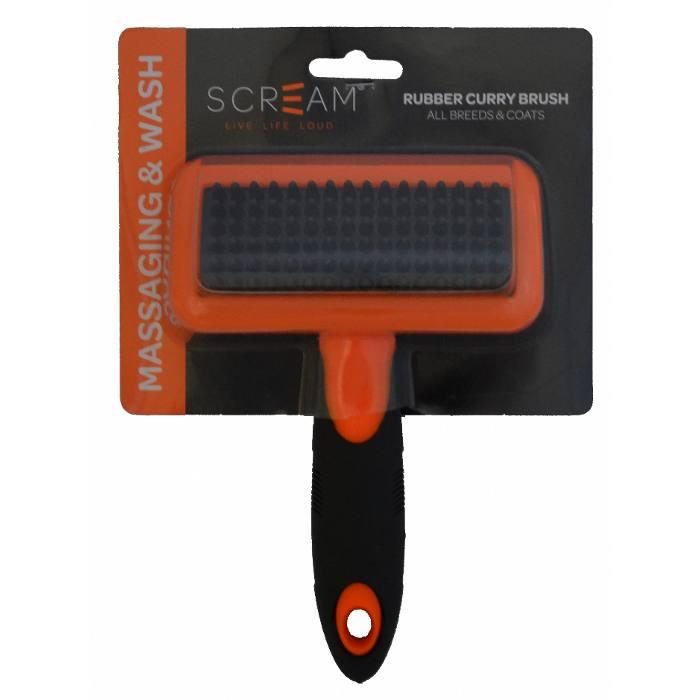 Scream Rubber Curry Brush, Brush, Crazy Dog Lady 
