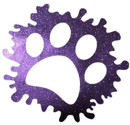 Stickers - Pawprint Splash, Sticker, Crazy Dog Lady 
